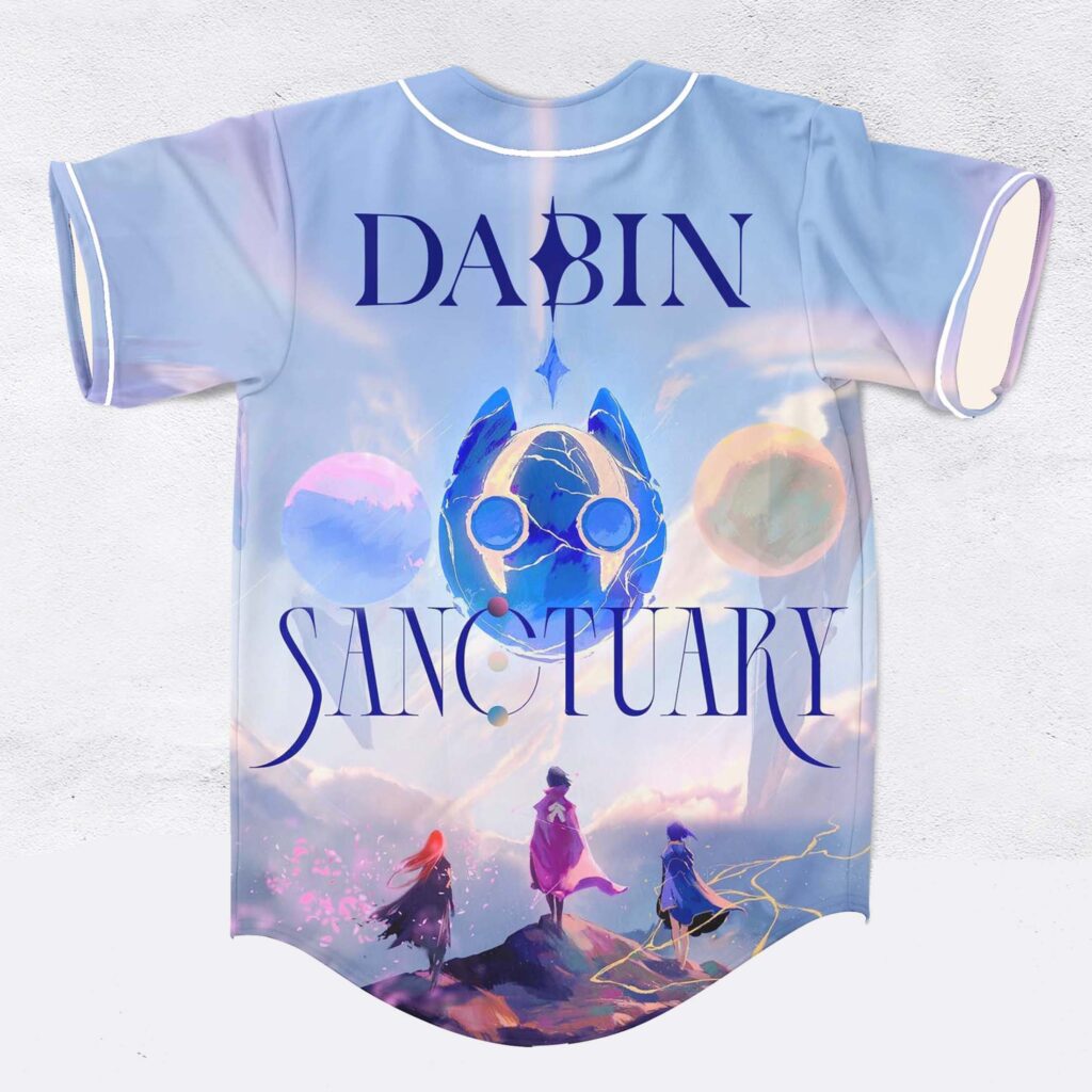 Dabin sanctuary rave baseball jersey f…