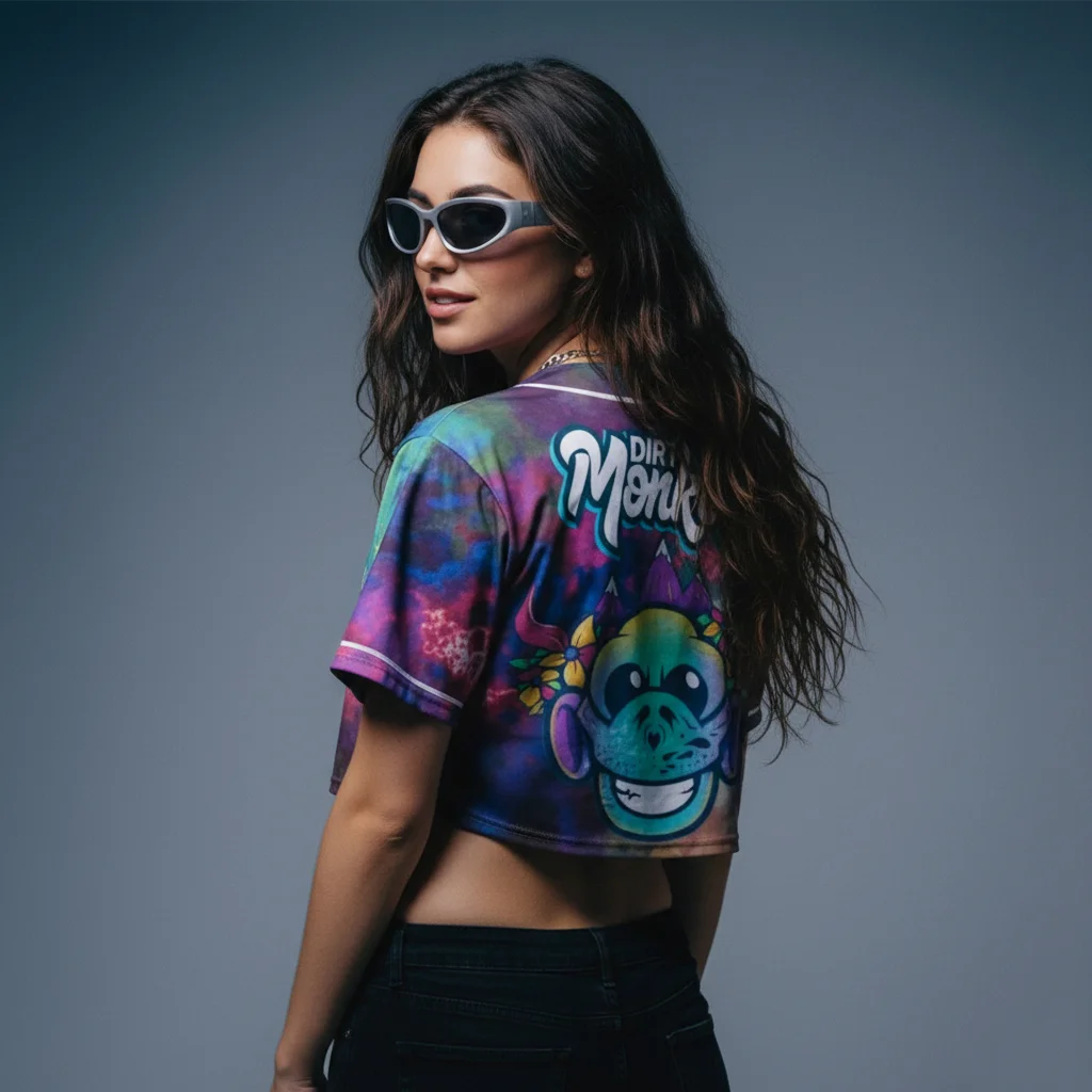 Dirt Monkey Galaxy Crop Top Jersey