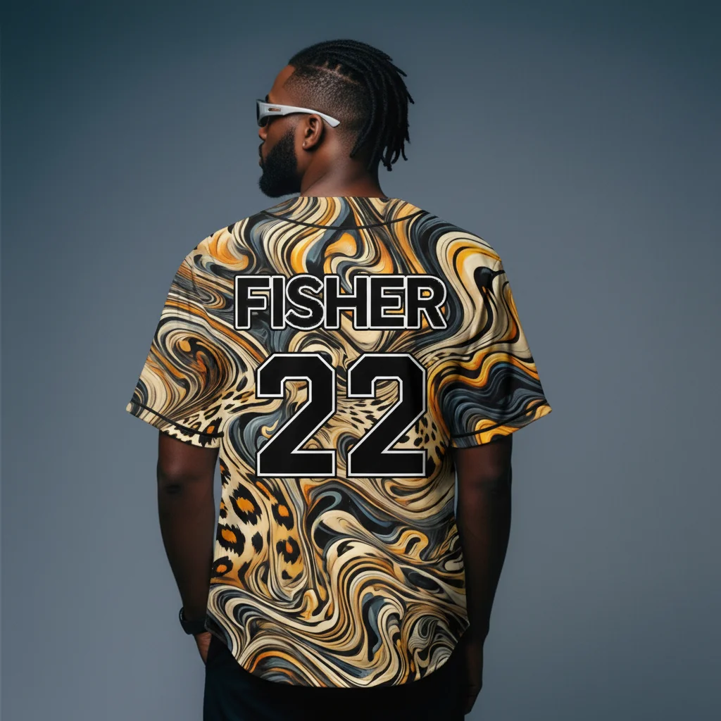 Fisher trippy leopard pattern rave bas…