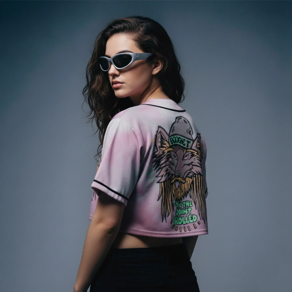 Boogie T Til The Joint Rolled Crop Top…