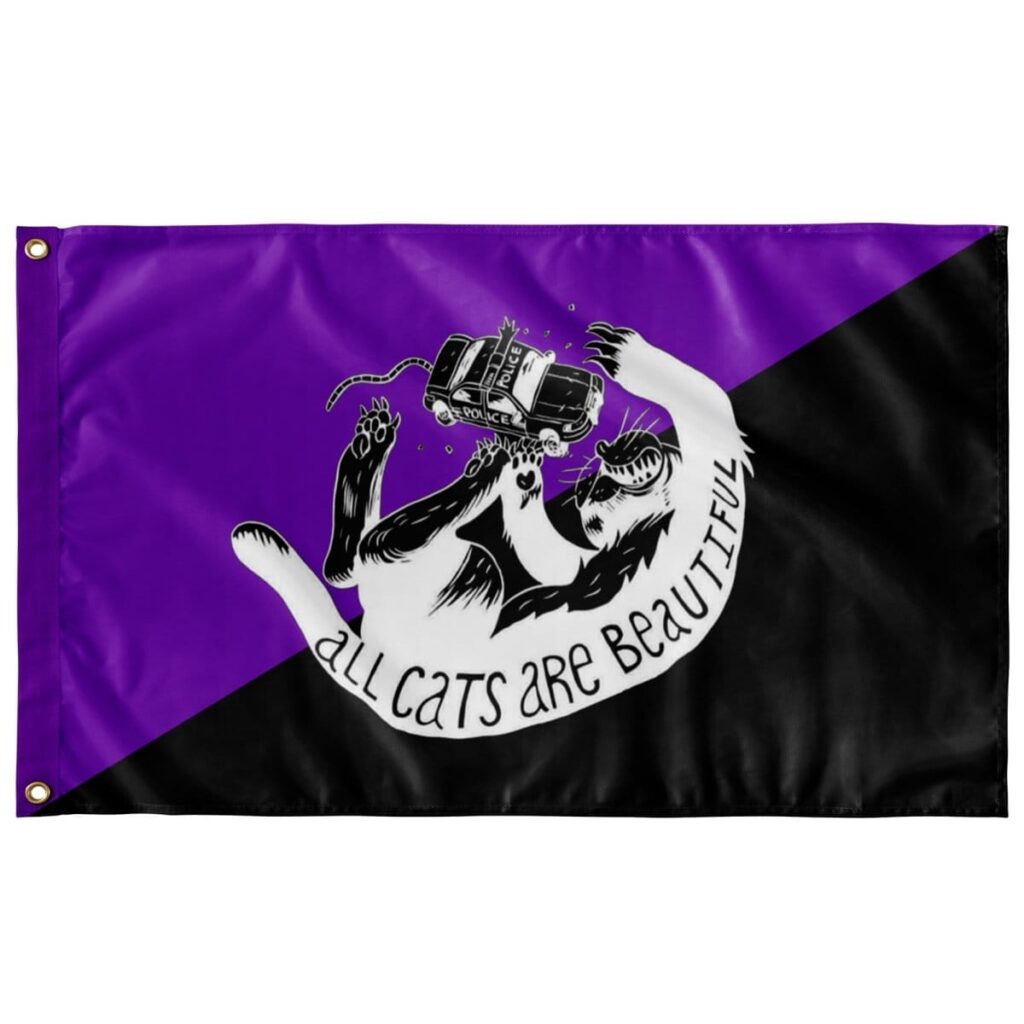 ACAB-ALL CATS ARE BEAUTIFUL  FLAG
