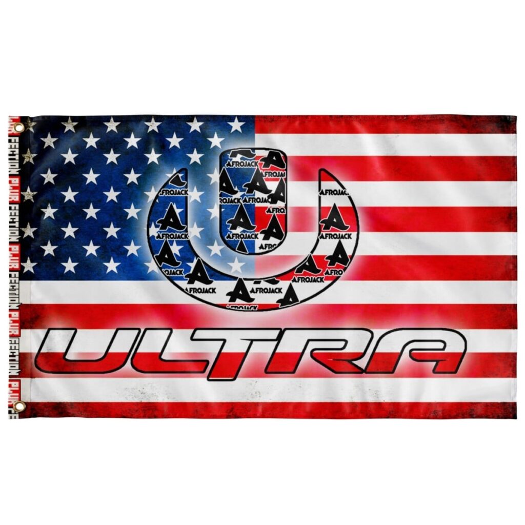 AFROJACK USA FLAG FOR ULTRA MUSIC FEST…
