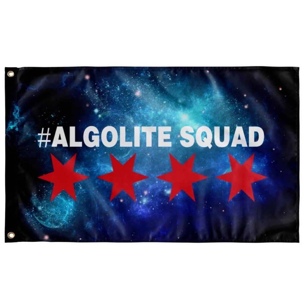 ALGOLITE SQUAD CHICAGO FLAG