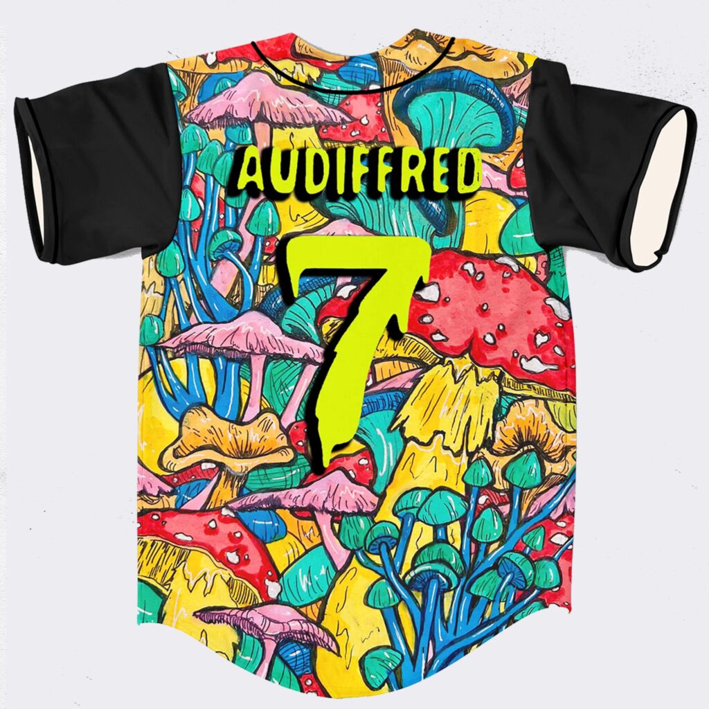 Jessica Audiffred trippy rave baseball…