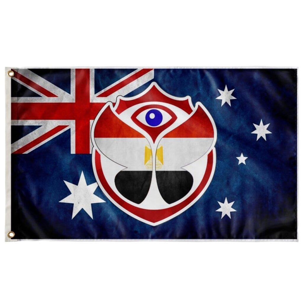 AUSTRALIA EGYPT FLAG FOR FESTIVAL - TM…