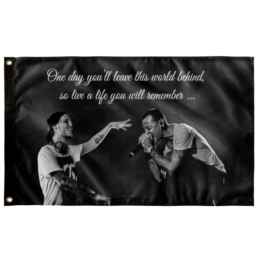 AVICII AND CHESTER FLAG