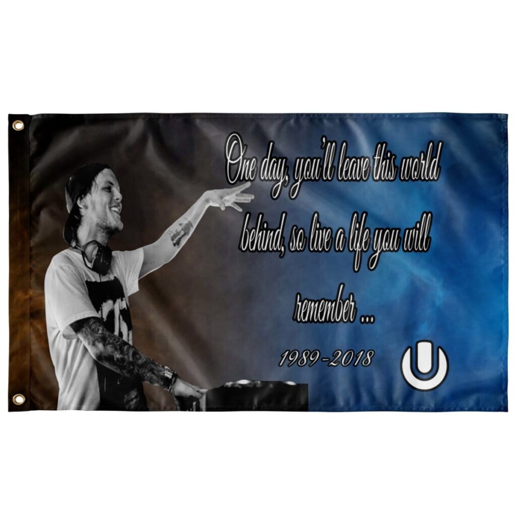 AVICII TRIBUTE FLAG