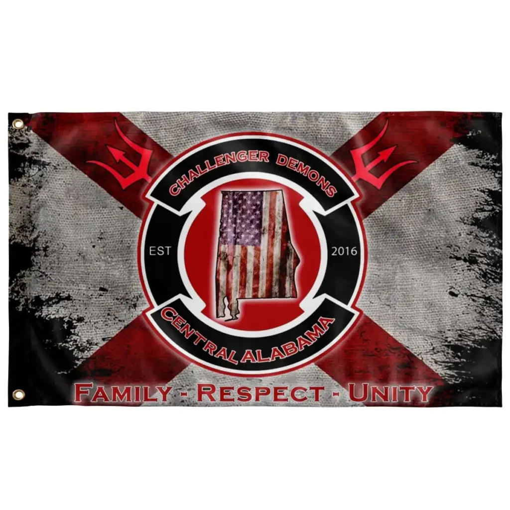CHALLENGER DEMONS CENTRAL ALABAMA FLAG