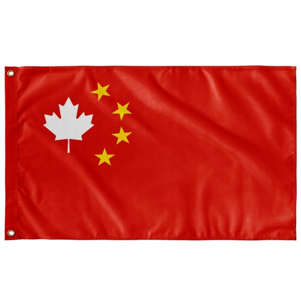 CHINA CANADA FLAG 2