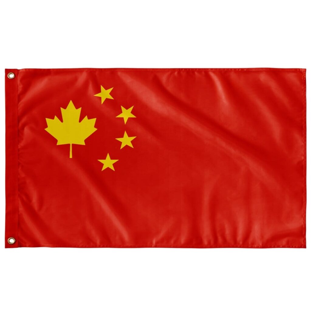 CHINA CANADA FLAG 3