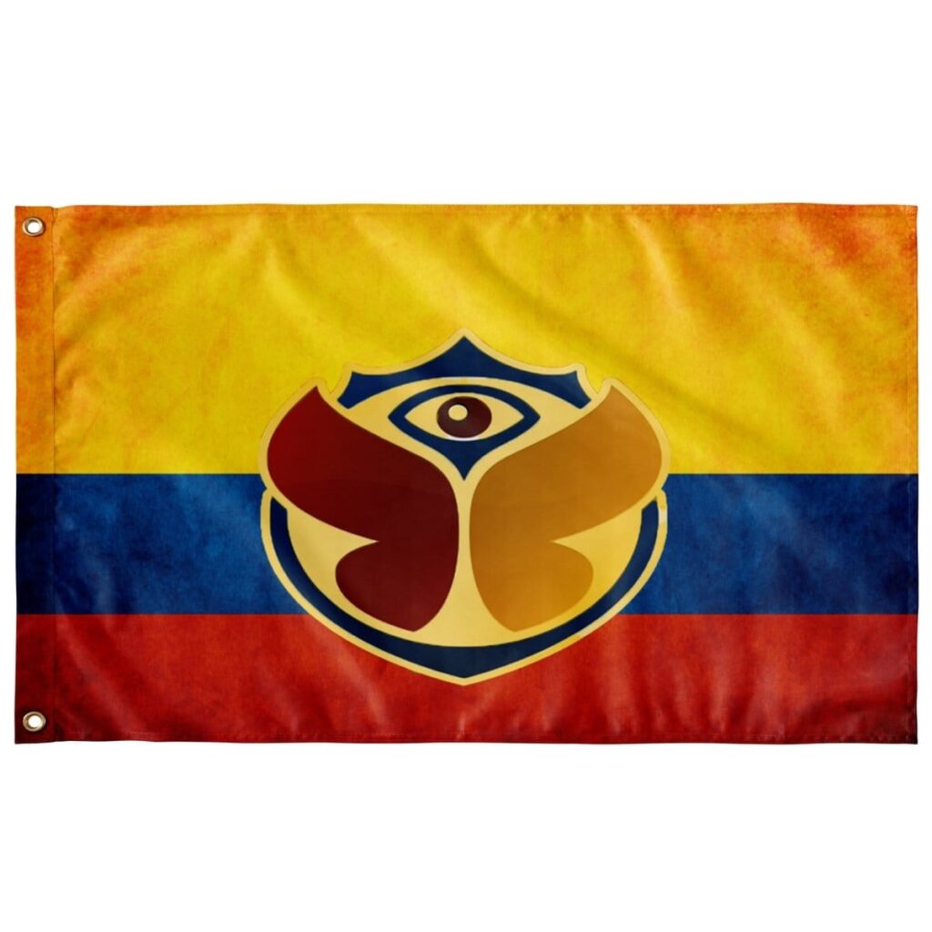 COLOMBIA FLAG FOR FESTIVAL- TML