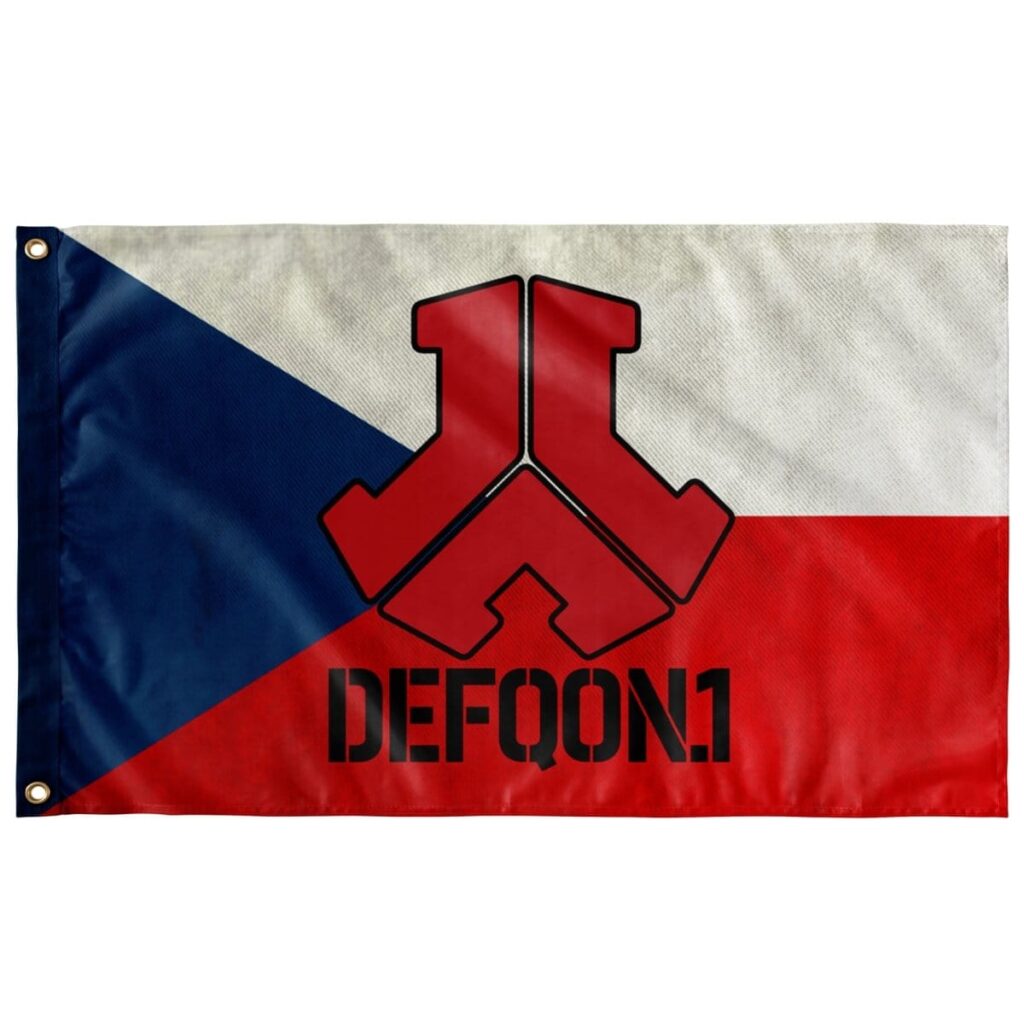 CZECH REPUBLIC FLAG - DEFQON.1