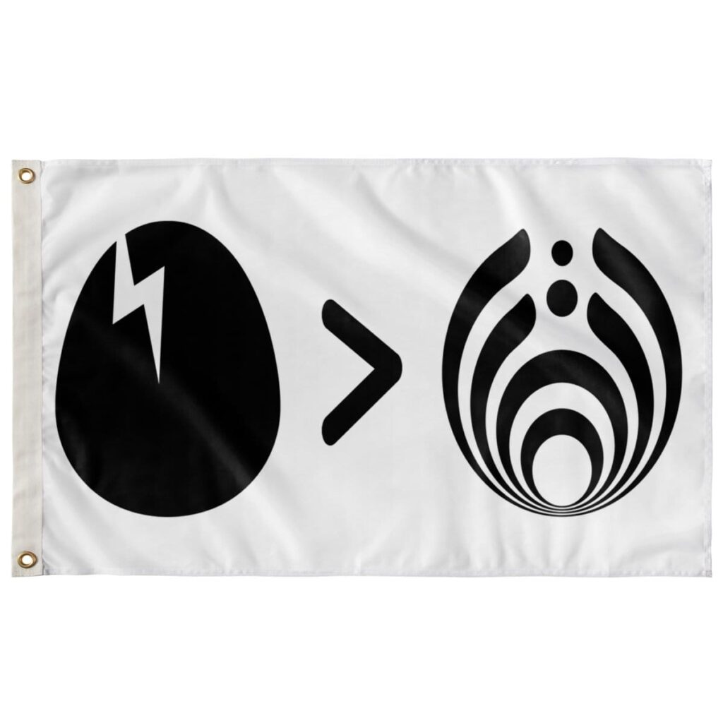 DIRTYBIRD BASSDROP FLAG
