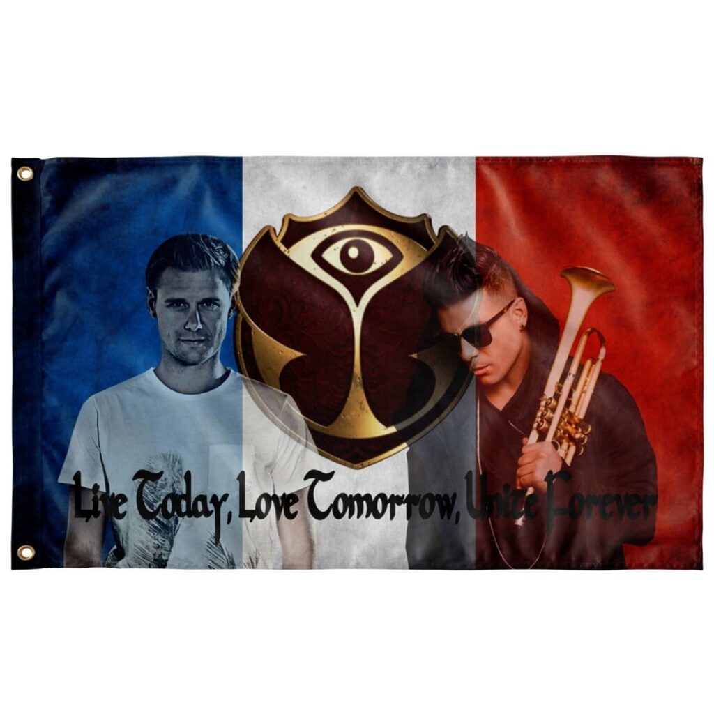 DRAPEAU DE FRANCE TOMORROWLAND DJ 2019