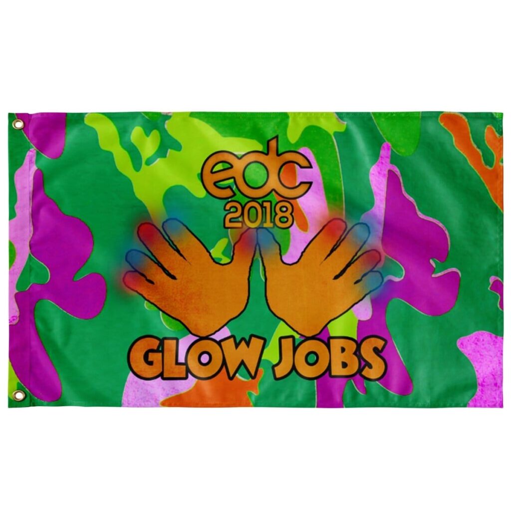 EDC 2018 GLOW JOBS FLAG