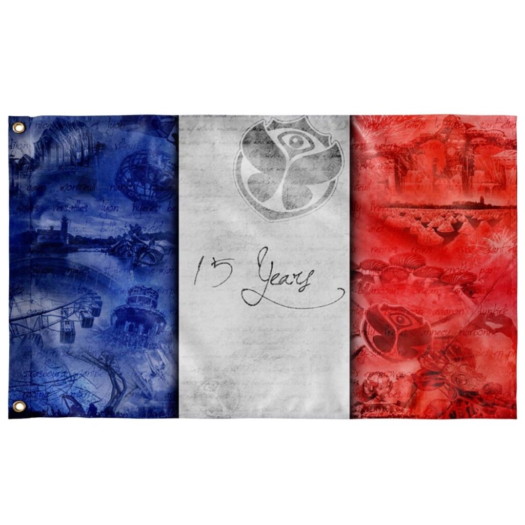 FRANCE TML FLAG - 15 YEARS VERSION