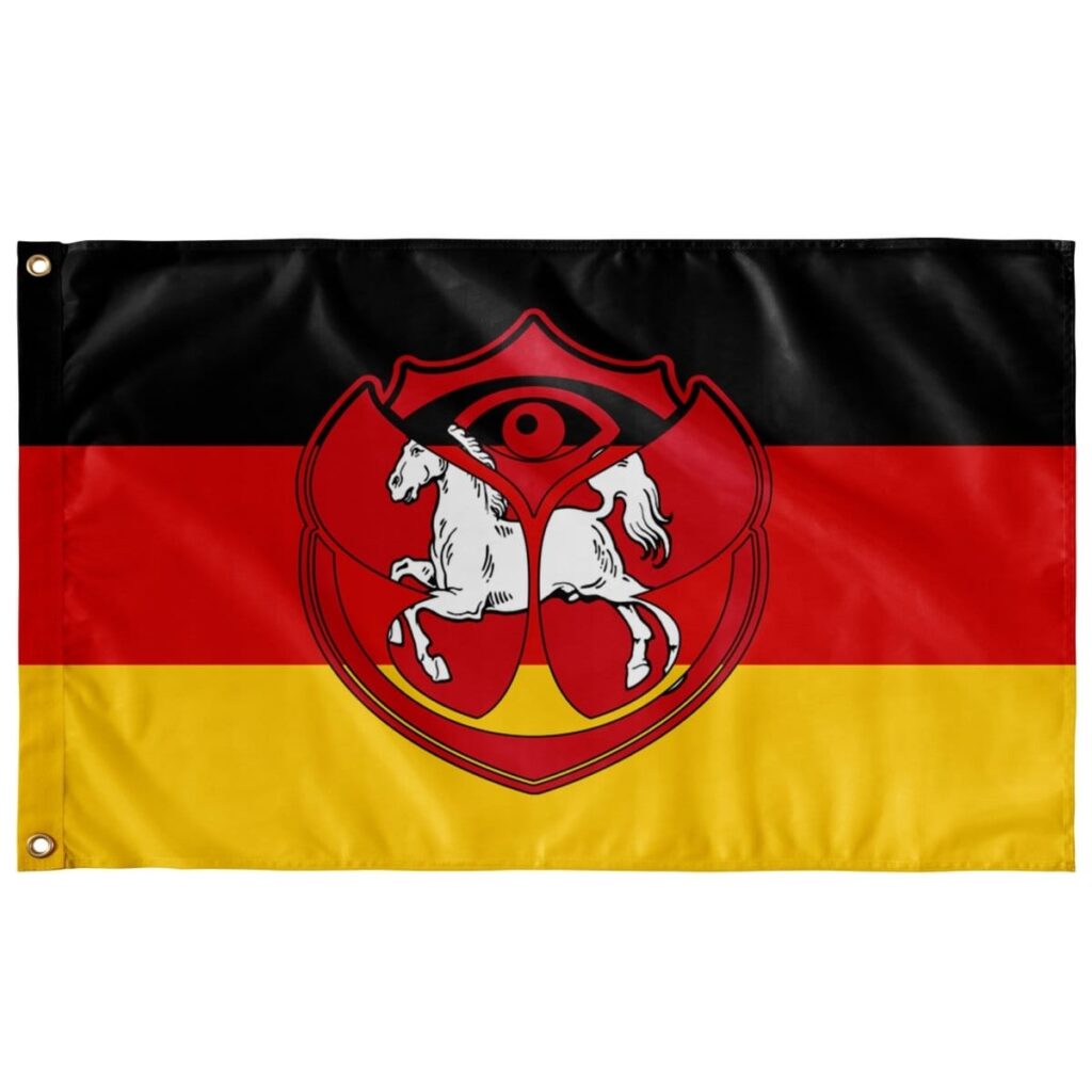 GERMAN HANOVER TOMORROWLAND FLAG