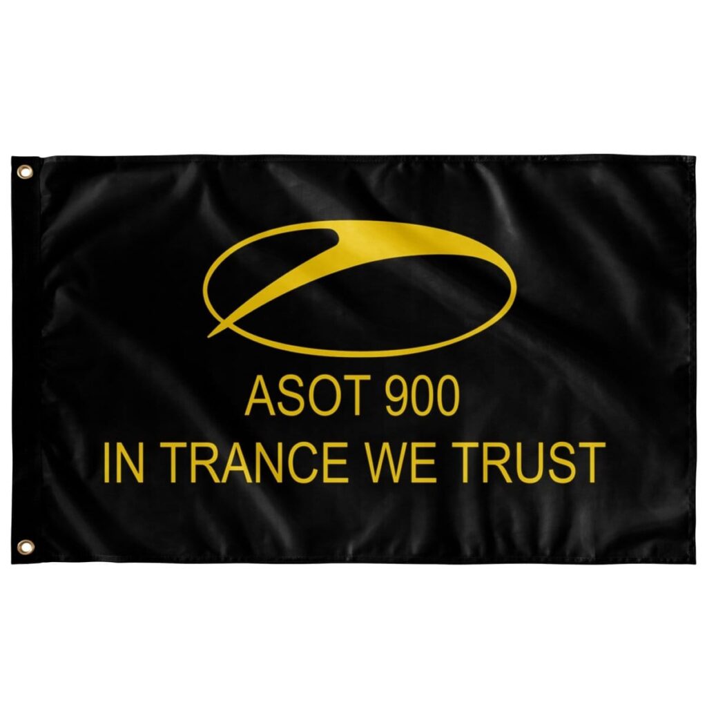 IN TRANCE WE TRUST FLAG