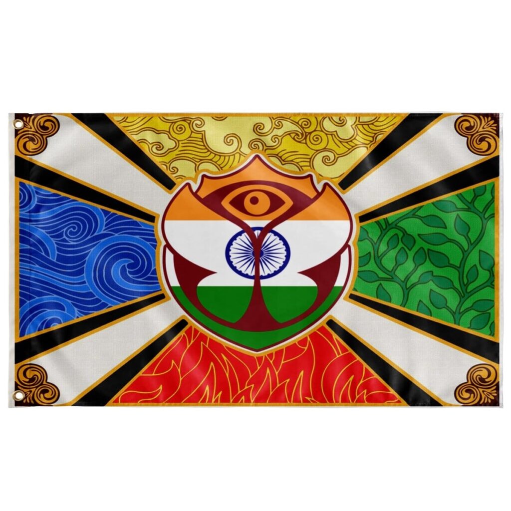 INDIA TML FLAG OFFICIAL THEME