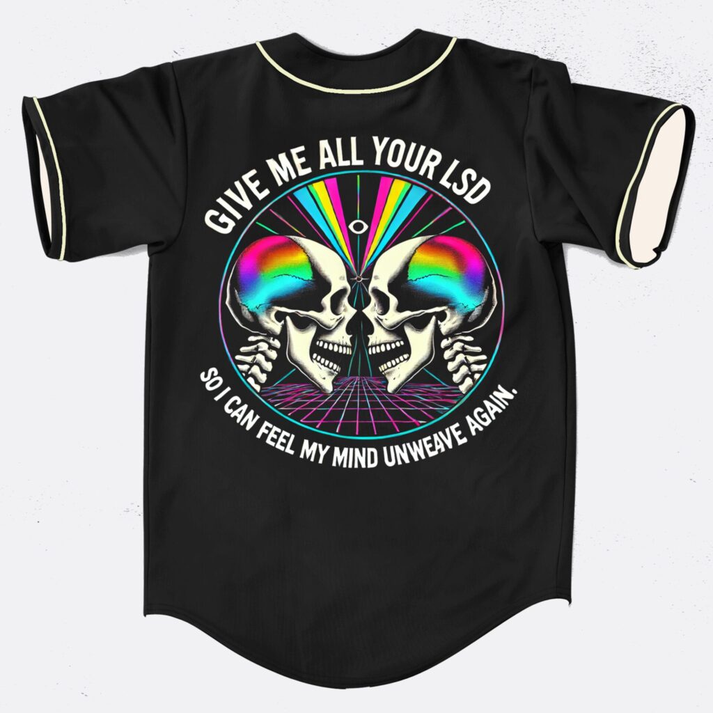 Head banging skeletons rave baseball j…
