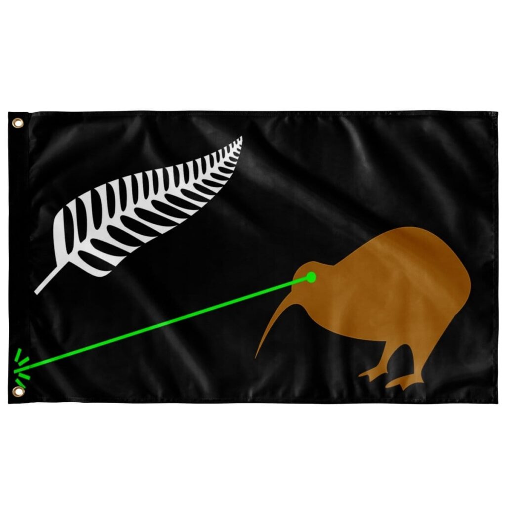 LAZER KIWI FLAG