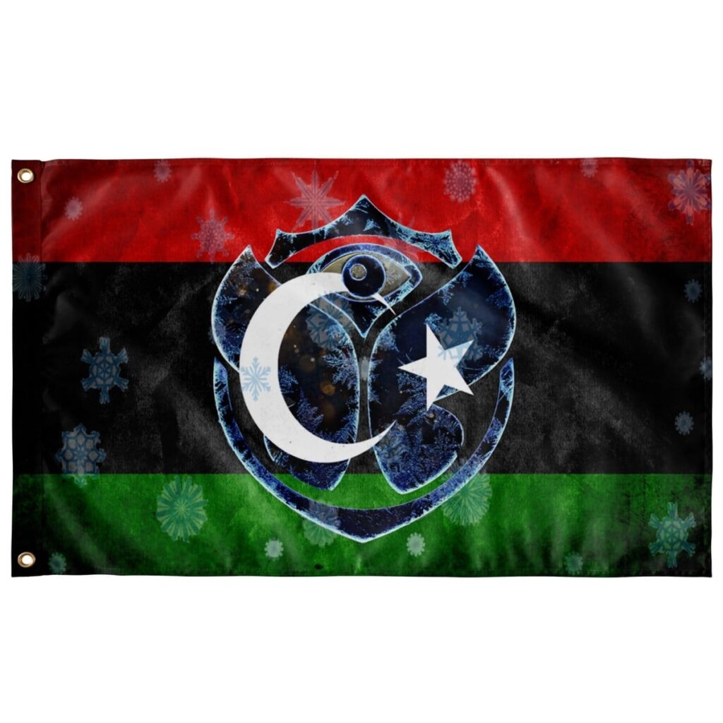 LIBYA FLAG FOR FESTIVAL - TML WINTER