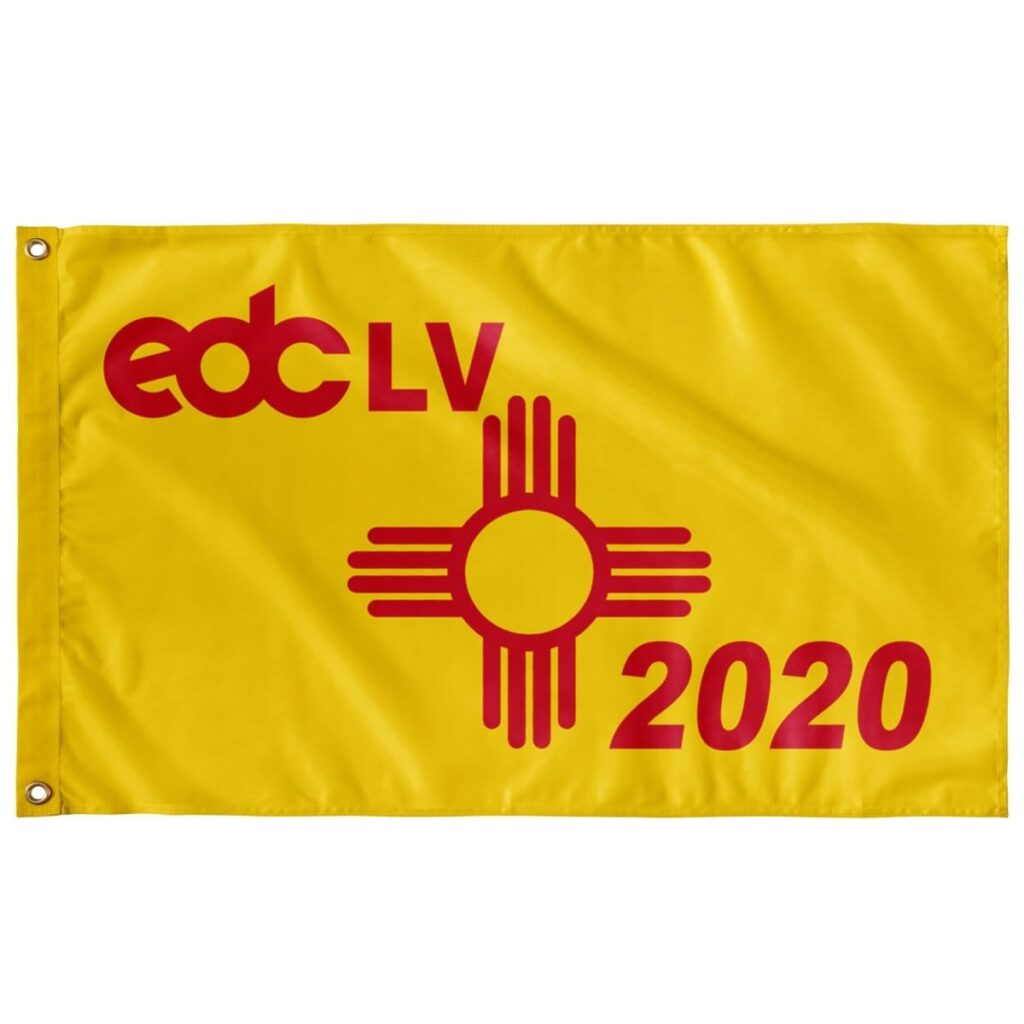 NEW MEXICO EDC LAS VEGAS 2020 FLAG