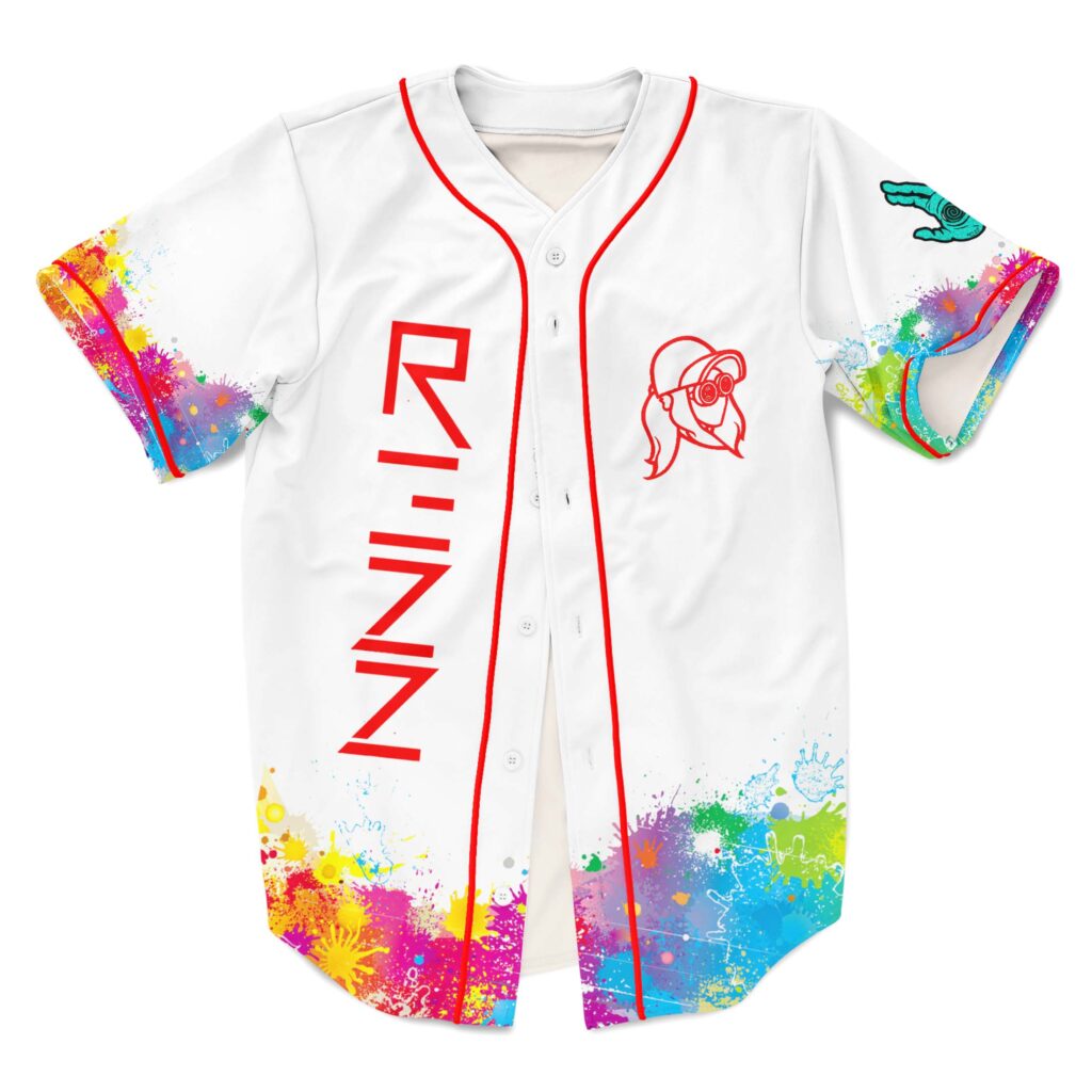 Rezz colorburst rave jersey for EDM fe…