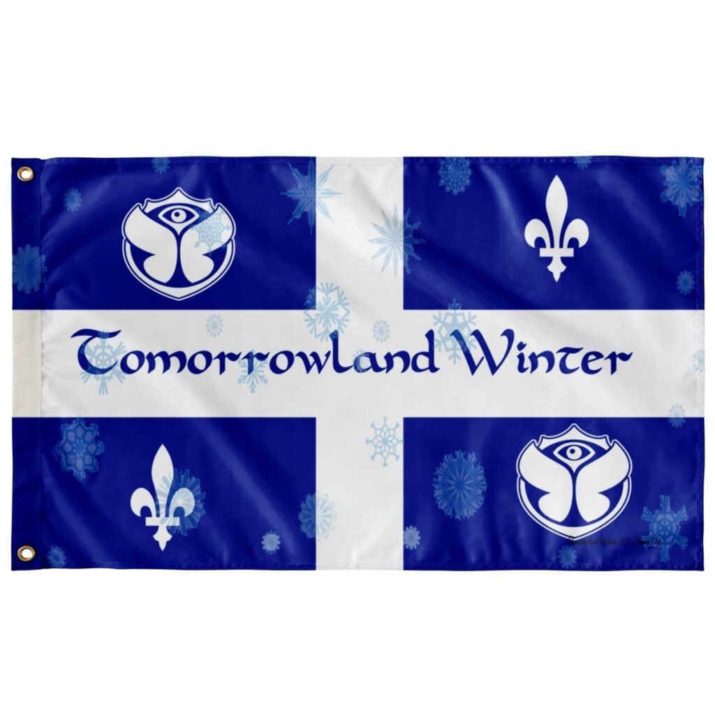 QUEBEC FLAG FOR FESTIVAL- TML