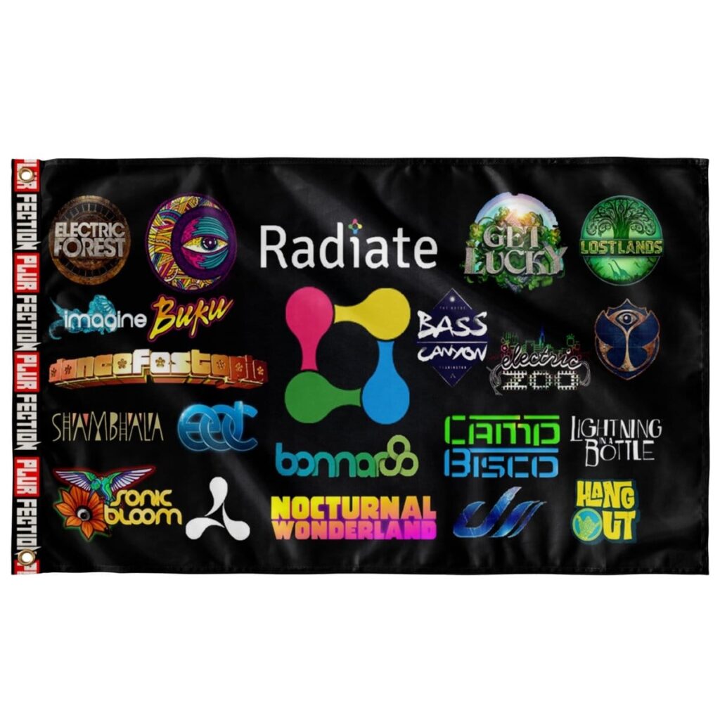 RADIATE FESTIVALS FLAG