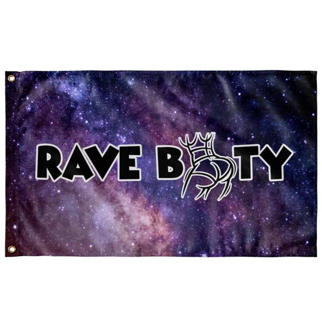 RAVE BOOTY FLAG