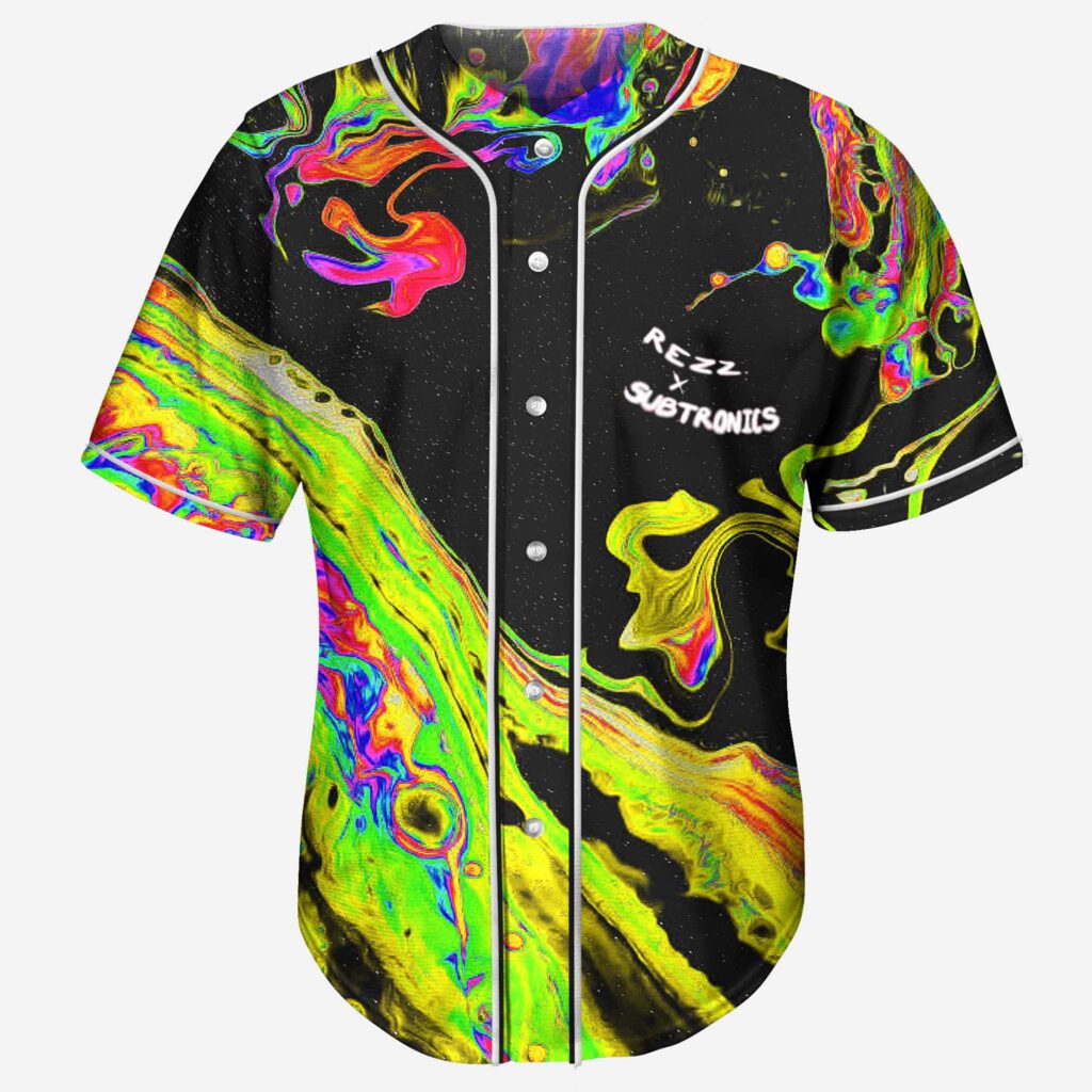 Rezz x subtronics custom rave baseball…