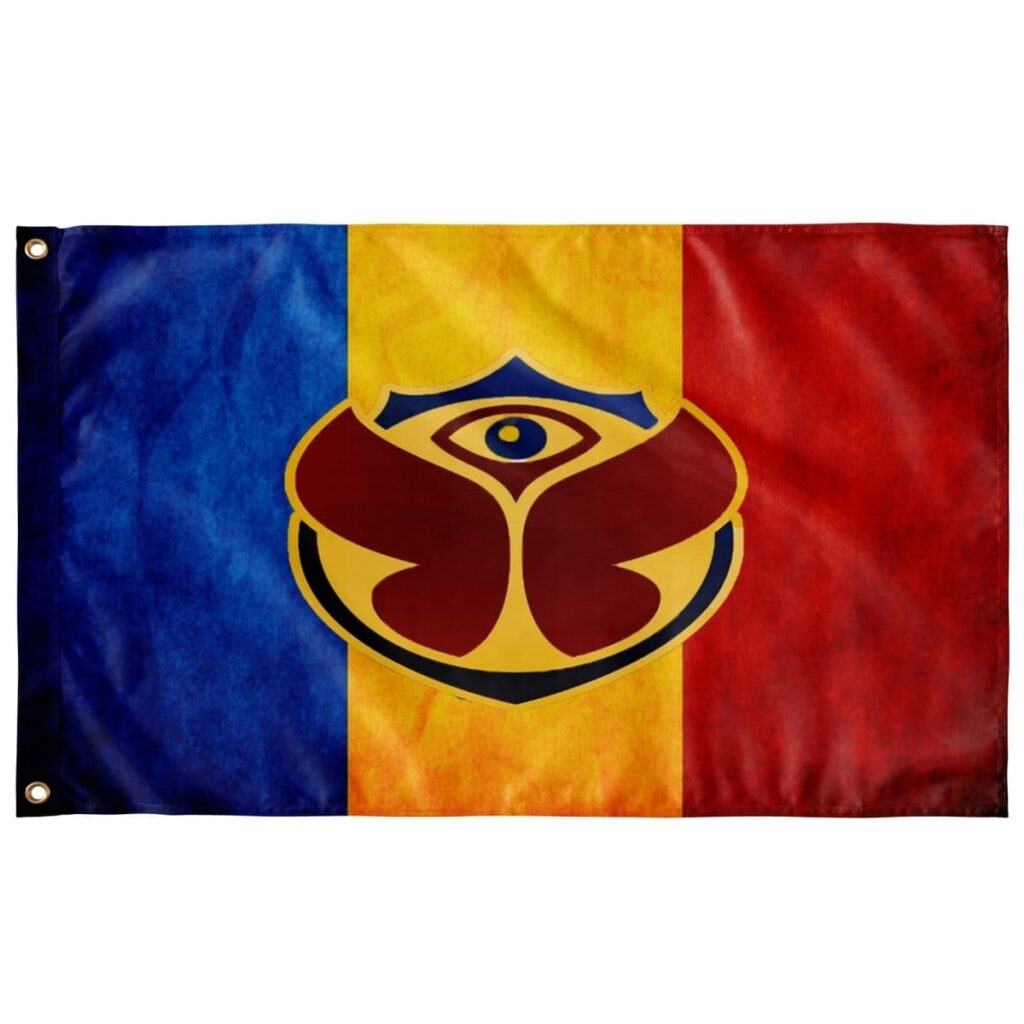 ROMANIA FLAG FOR FESTIVAL-TML