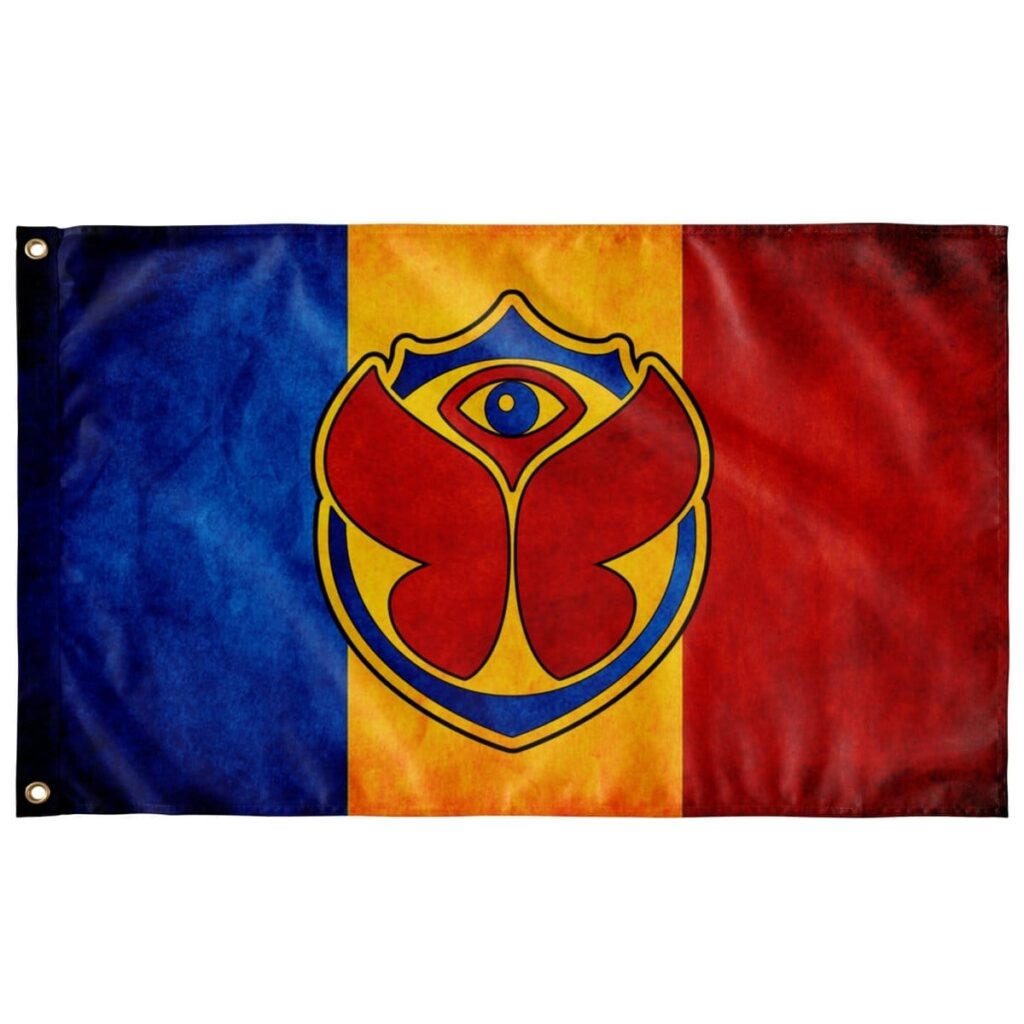 ROMANIA FLAG FOR FESTIVAL - TML