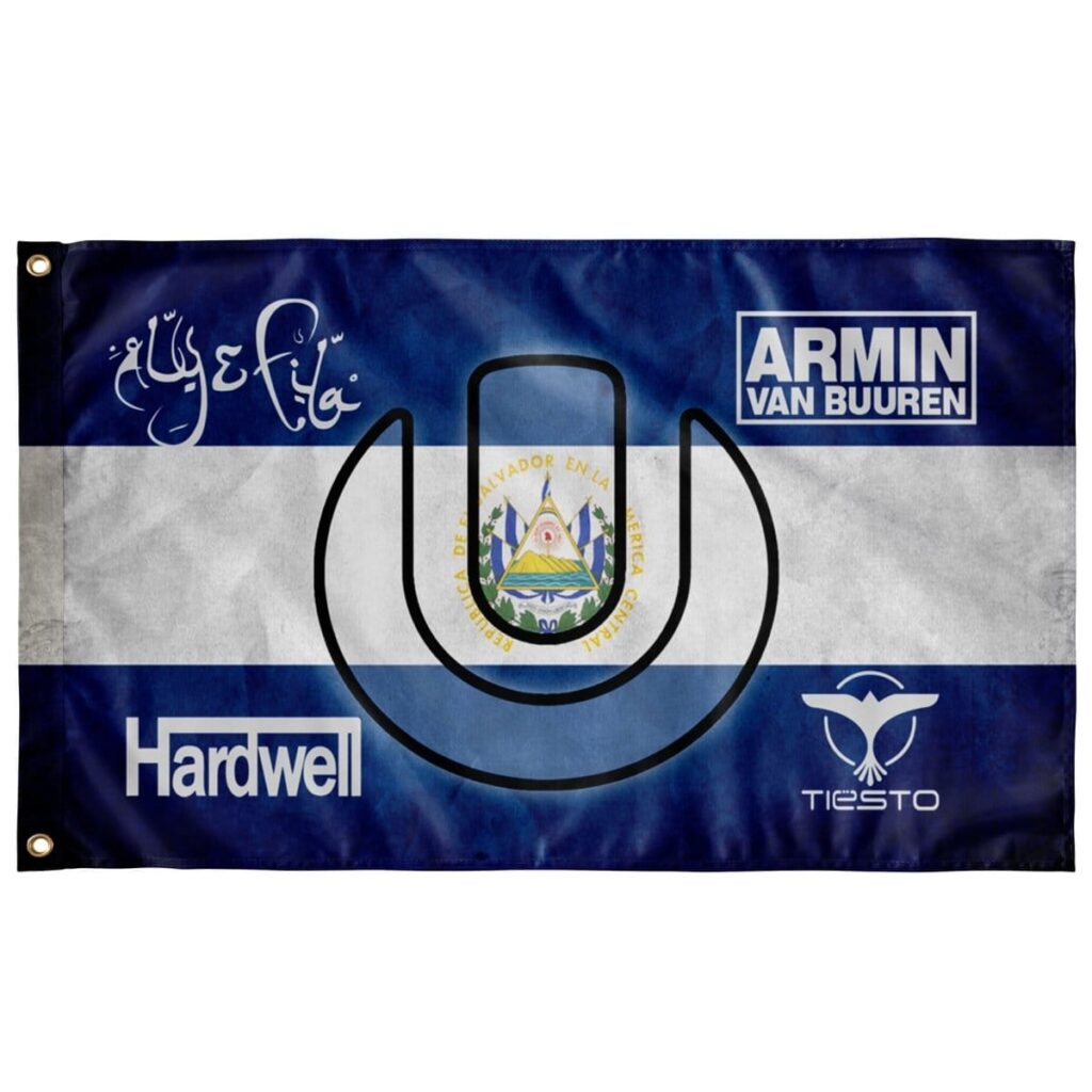 SALVADORE REPUBLIC FLAG FOR ULTRA FEST…