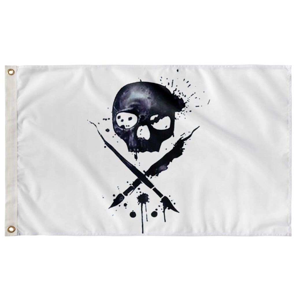 SULLEN SKELETON FLAG