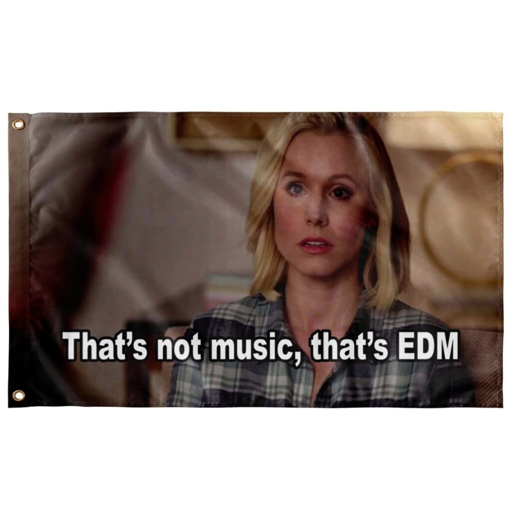 THAT'S NOT MUSIC, THAT'S EDM FLAG