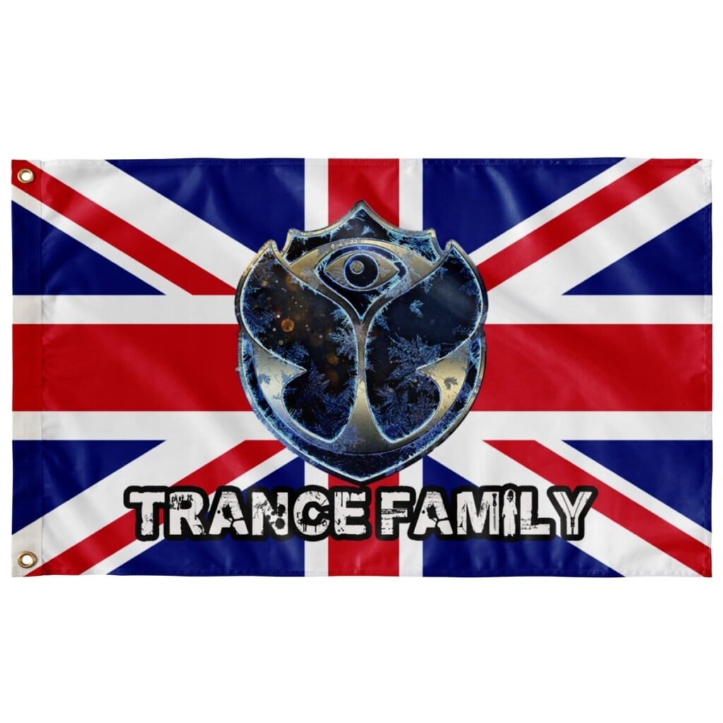 UK TRANCE FAMILI FLAG FOR FESTIVAL - T…