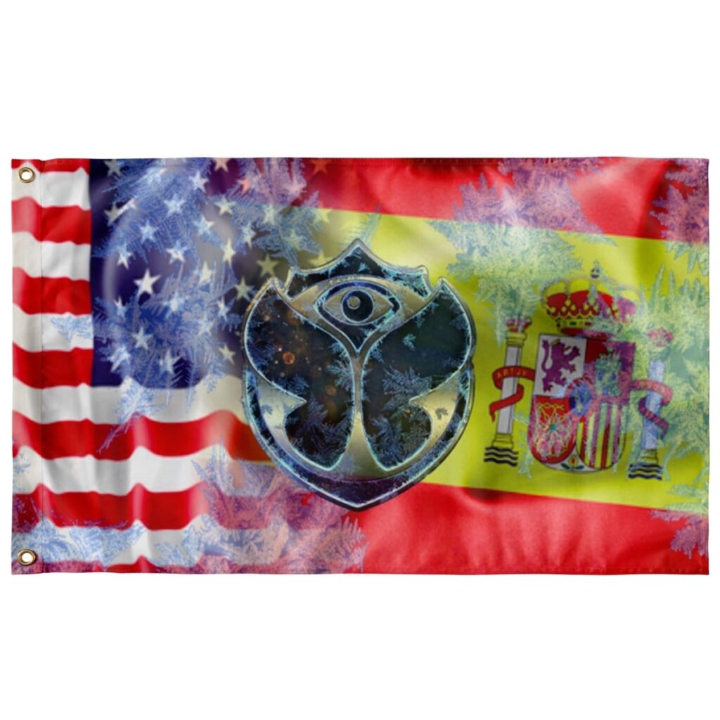 USA / SPAIN TML WINTER FLAG