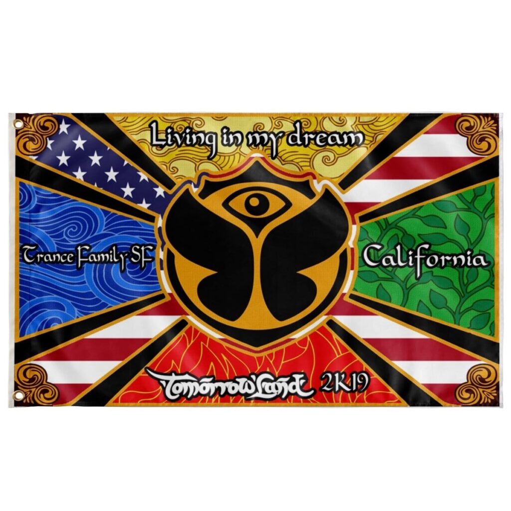 USA TOMORROWLAND FLAG