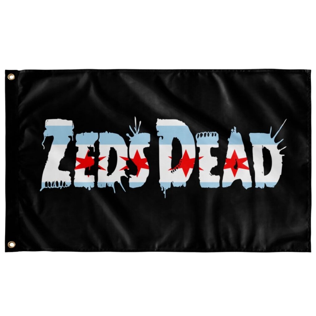 ZEDS DEAD CHICAGO FLAG