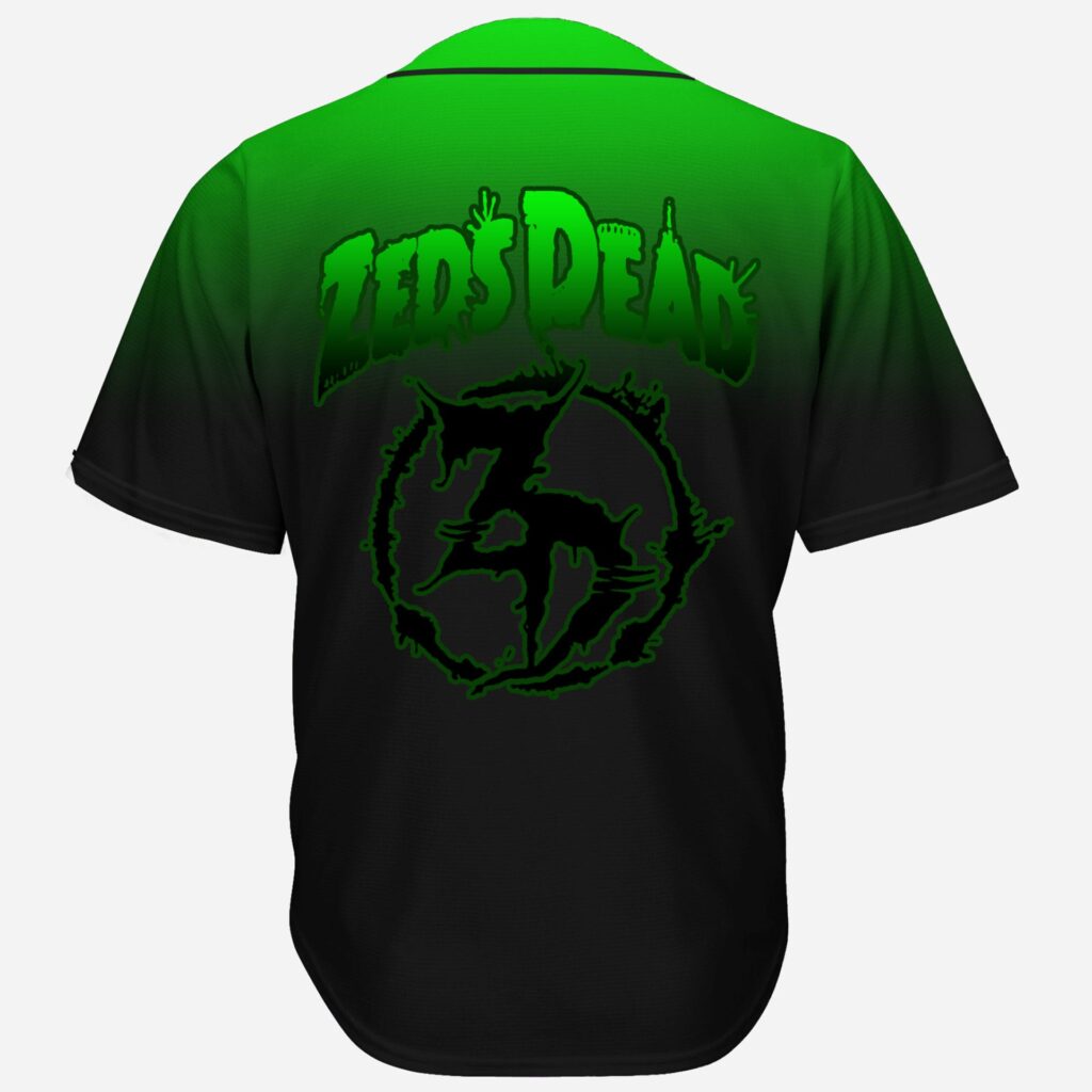 Zeds dead green black gradient rave ba…