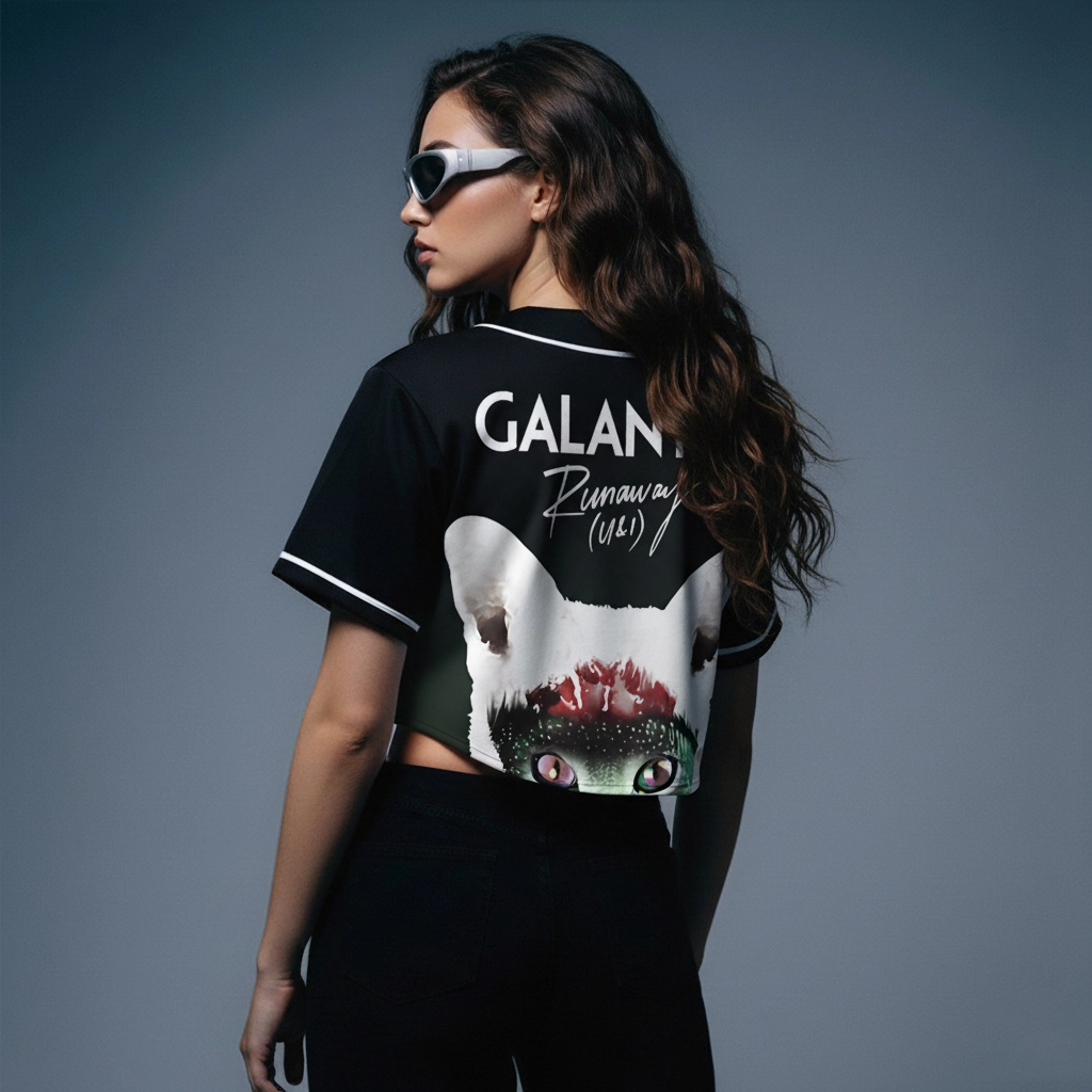 Galantis Runaway crop baseball jersey